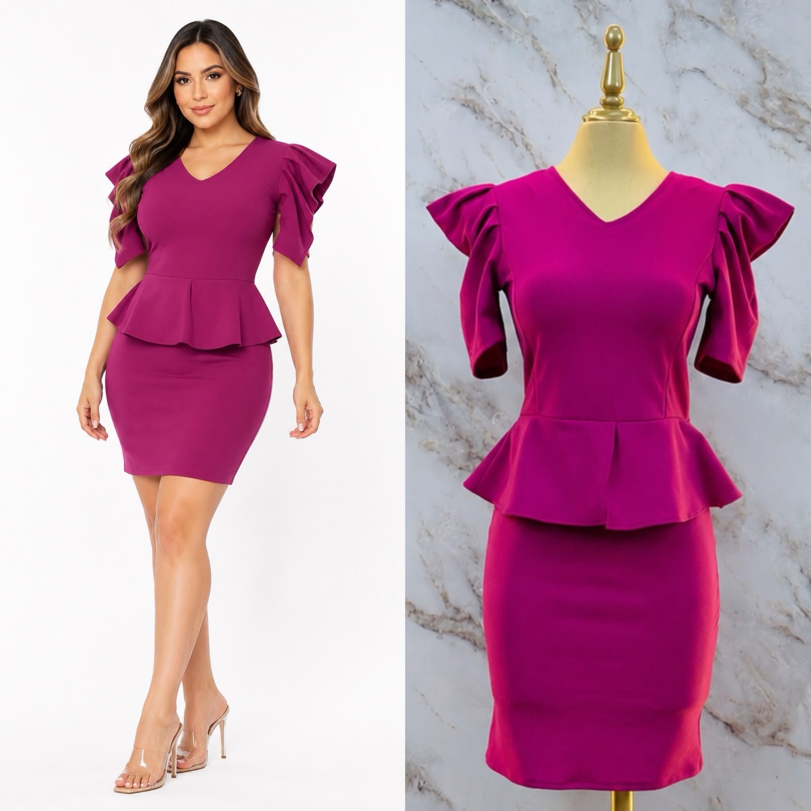 VESTIDO DE OLANES OFICE - Image 2