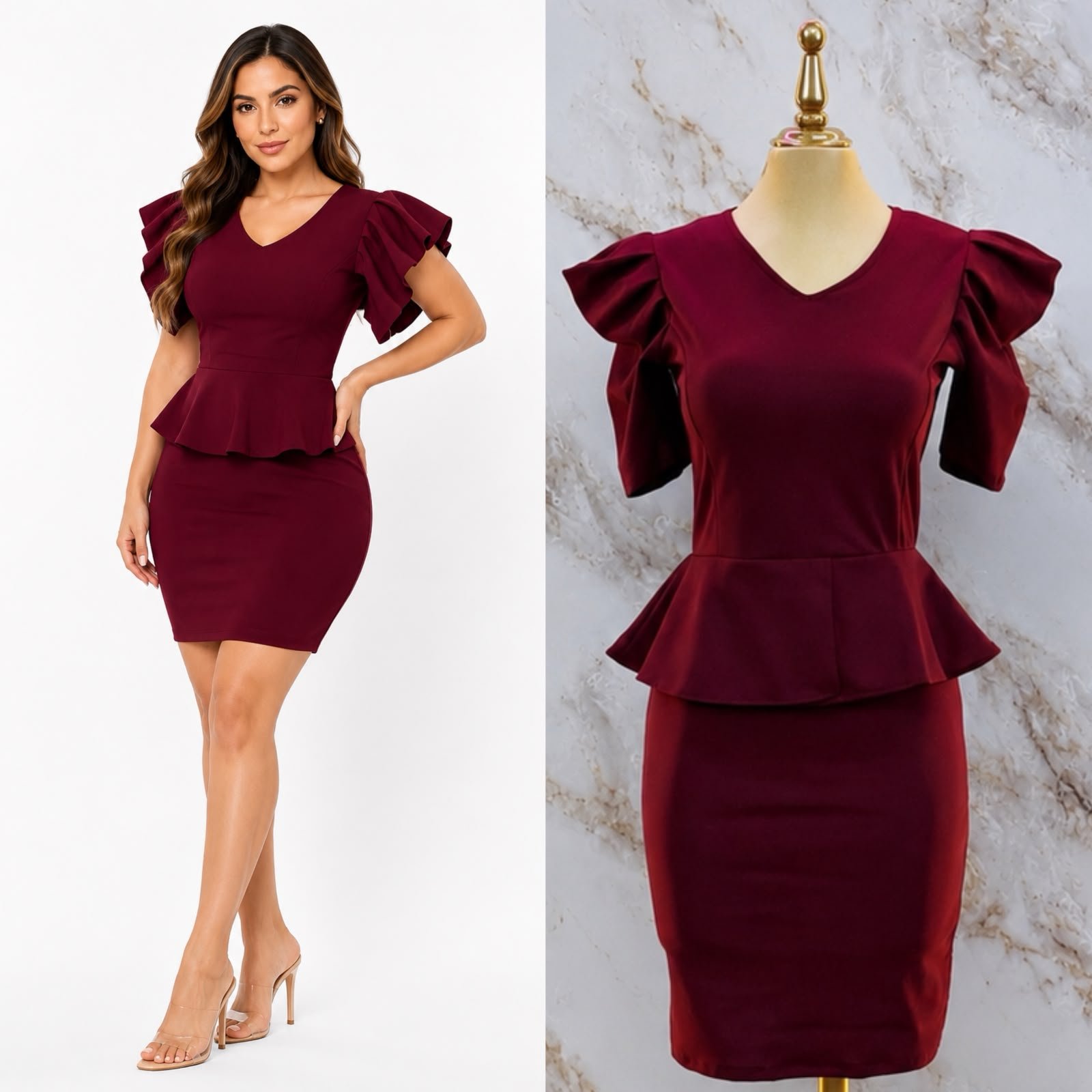 VESTIDO DE OLANES OFICE - Image 4