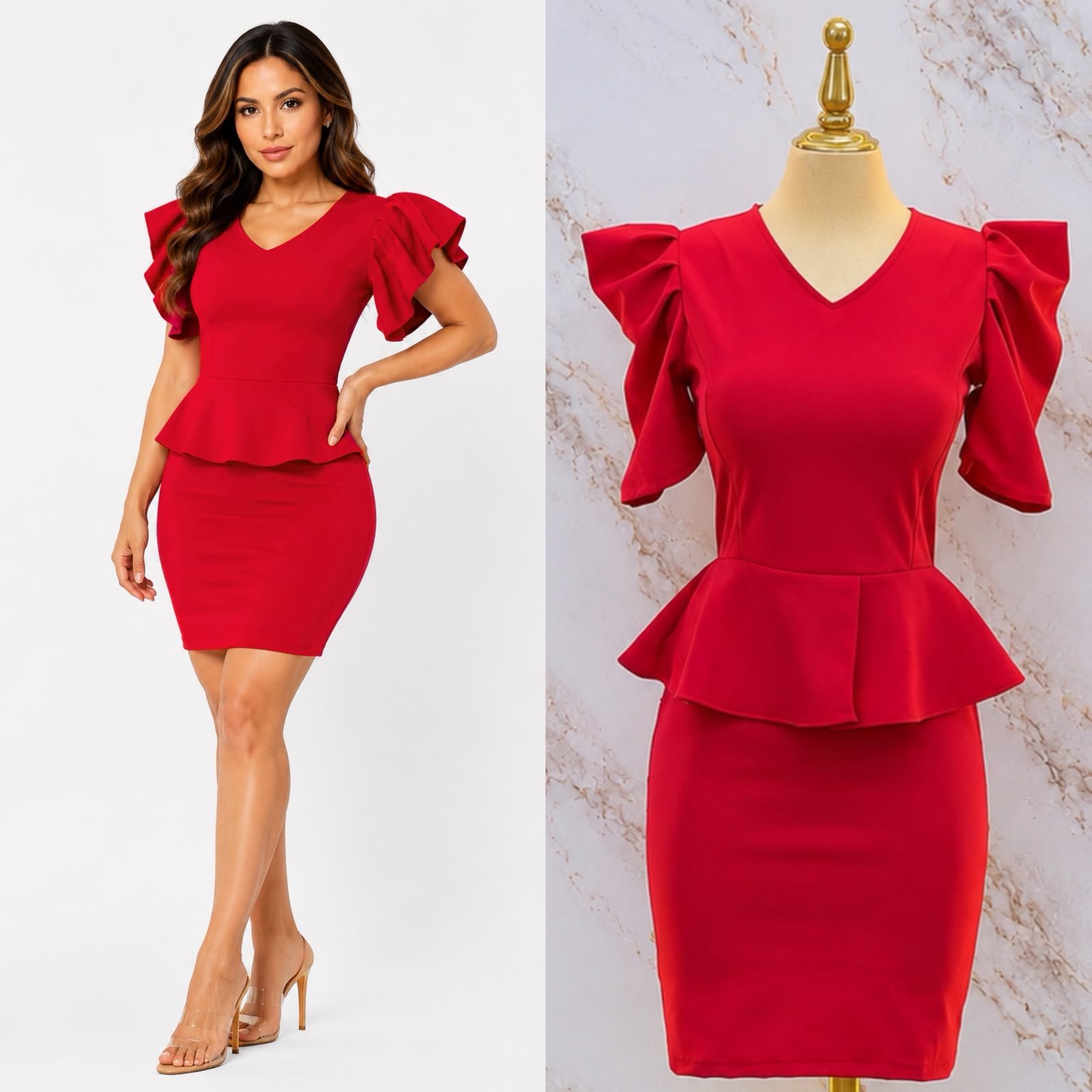 VESTIDO DE OLANES OFICE - Image 6