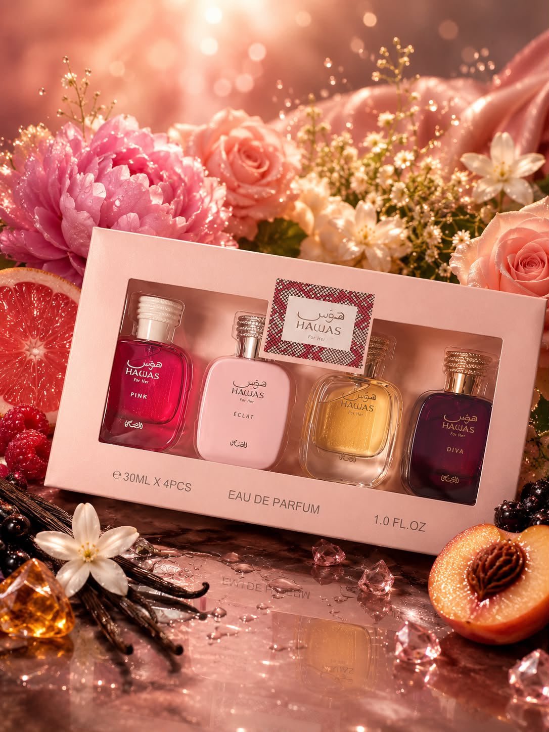 SET PERFUME DAMA HWAS