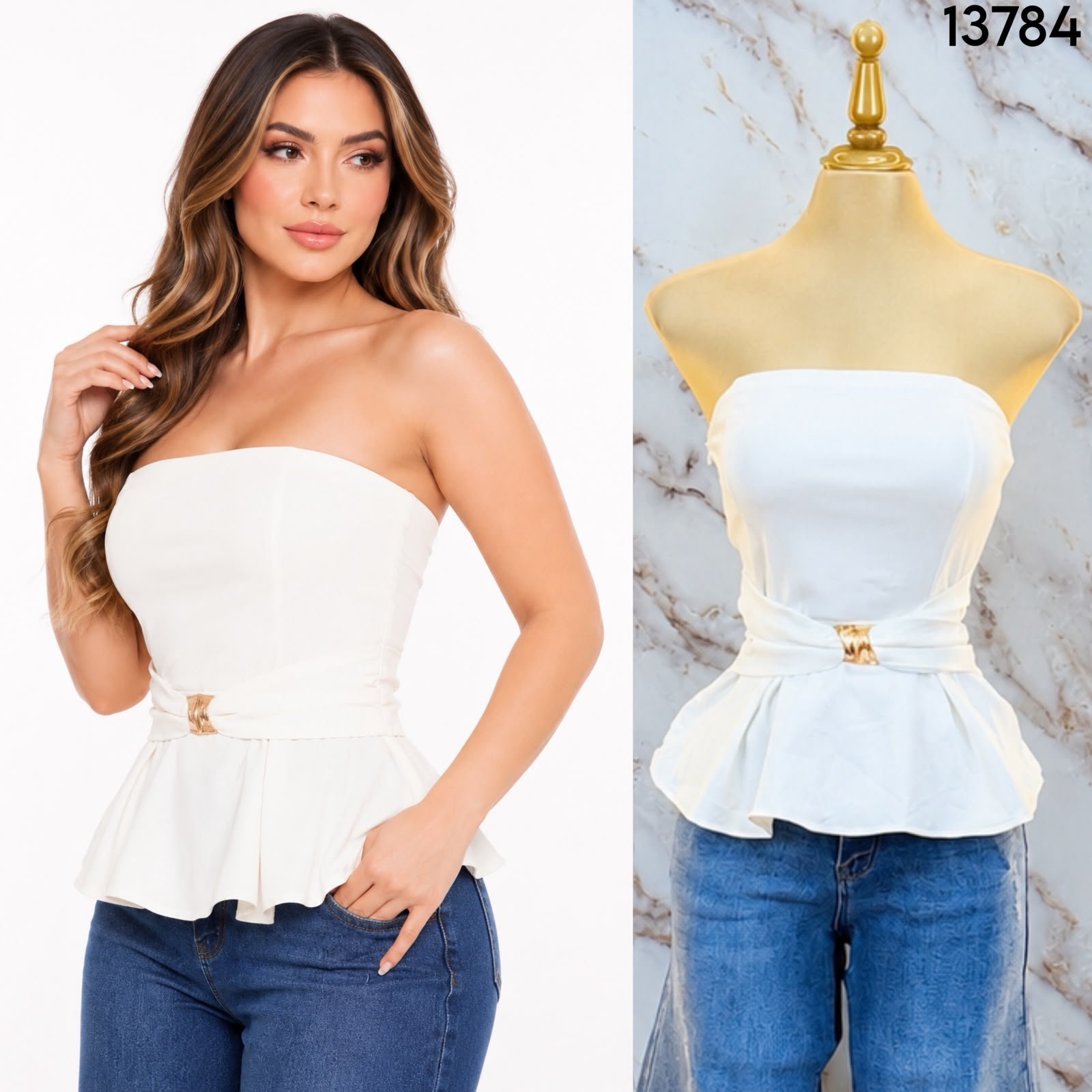 BLUSA STRAPLESS 3784 - Image 2