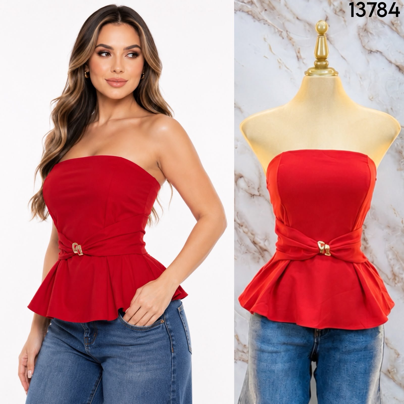BLUSA STRAPLESS 3784 - Image 3